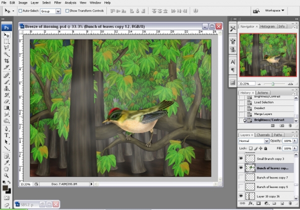 Creation of Breeze of Dawn: Step 22